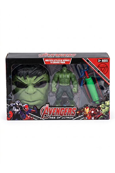 AVENGERS Set de Jucării Hulk Marvel – Mască de Supererou, Figurină de Acțiune...