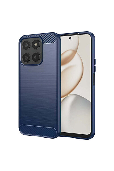 Techsuit Husă pentru Honor 400 Smart 5G, Silicon Carbon, albastru - albastru