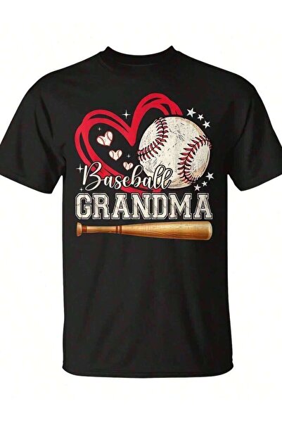 21JNRY Grandma Family Matching Cute Baseball Grandma-Shirt - Monsterry Same S...