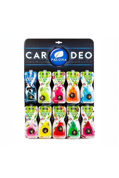 PALOMA Set odorizante auto Happy Bag, diverse arome, display 35 bucăți