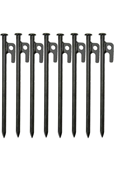 Generic Brand 8 bucs piqușis de tente robusts, 20cm haute résistance fer forg...