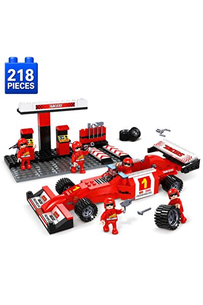 Minibric Set de Constructie cu Piese Tip Blocuri Construit 218 Piese SpeedyPi...