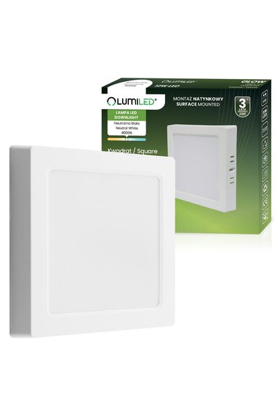 Lumiled Corp de iluminat aplicat pe suprafață, spot cu halogen GU10, pătrat, ...