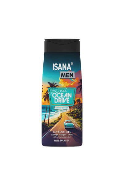ISANA MEN Duş Jeli Miami Ocean 300 ml