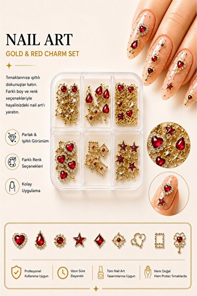 Genel Markalar NAIL ART İÇİN CHARM -DİZAYN , SÜSLEME ÜRÜNLERİ