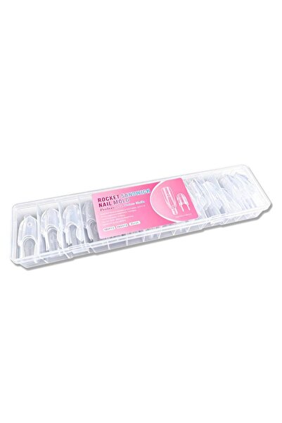 Choice 1 Box 120Pcs Rocket Sandwich Dual Nail Forms Clear Dual Layer Full Cov...