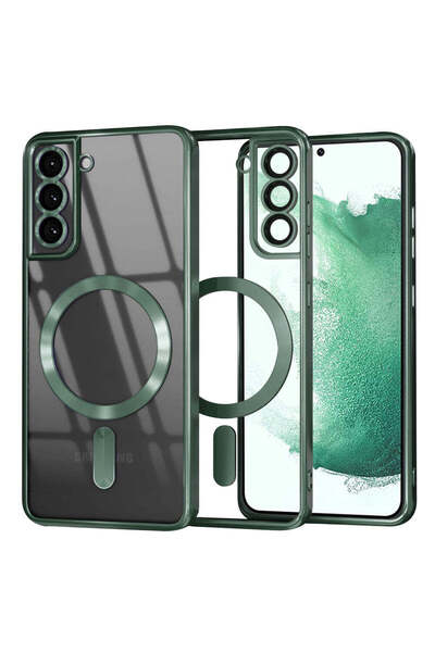 Techsuit Θήκη για Samsung Galaxy S22 Plus 5G, Lux Crystal MagSafe, μπλε - σκο...