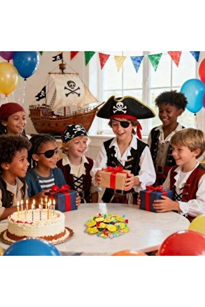 HXD Zoomlion Pirate Treasure Gold Coins & Colorful Gem Jewels Party Favors | ...