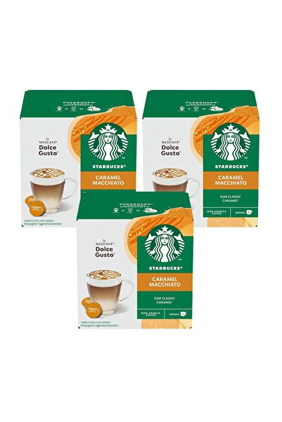 Starbucks Caramel Macchiato Coffee Capsules - Compatible with Dolce Gusto - 1...