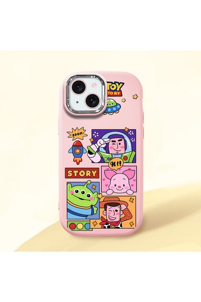 ucuc Pink Silicone Case with Camera Protection Compatible with iPhone 15 Shoc...
