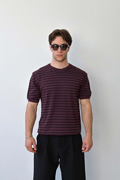 Flaw Wear Prugasta pletena majica