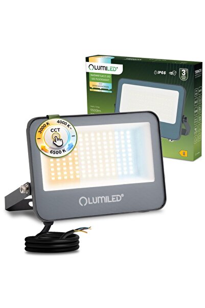 Lumiled Proiector LED TRINOX 50W 5500lm CCT IP66 Gri