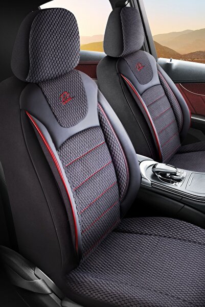 GIOVANNI BUTTİ Prestij Huse scaune Auto 11 piese, Airbag, Universal, Roşu - N...