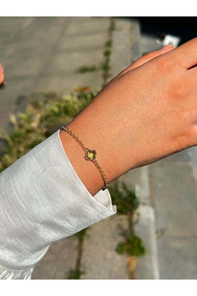 Rüzgar Alaz Clover Green Bracelet
