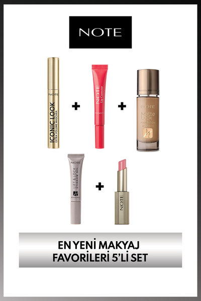 NOTE Yeni Favori 5'li Makyaj Seti