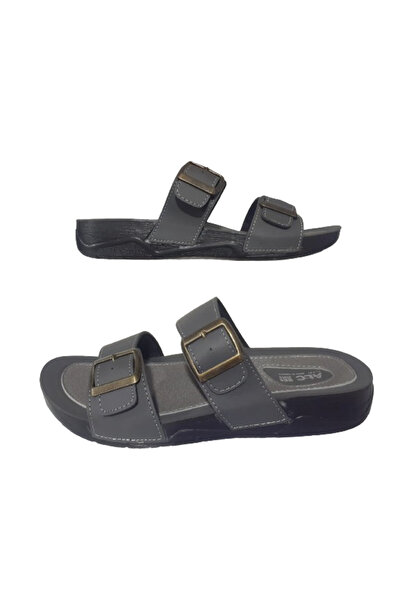 ALC -- Eren Men's Double Buckle Orthopedic Sole Daily Stylish Slippers