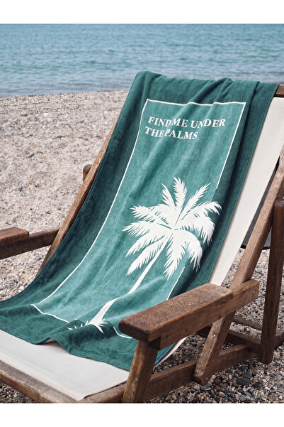 LC Waikiki Prosop de plajă imprimat pentru bărbați 70x150 cm