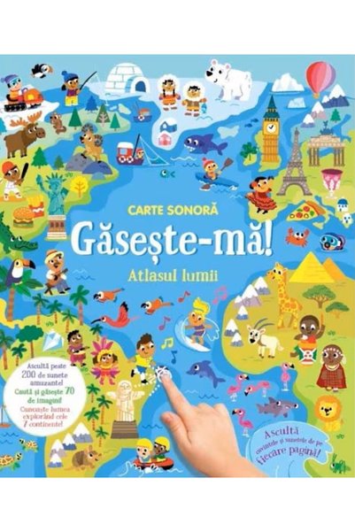 Prut Carte sonora. Gaseste-ma! Atlasul lumii