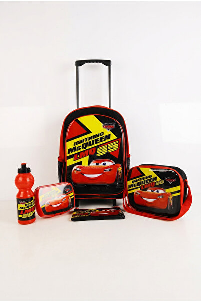 CARS 5-in-1 Trolley School Bag 16 Inch