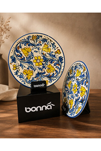 Bonna Albufera Gourmet Düz Tabak 21 cm KAHVALTILIK SUNUM TATLI SUNUM PASTA SE...