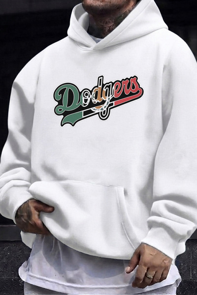 uyguntarz Unisex Printed Oversize Hoodie Hooded Sweatshirt