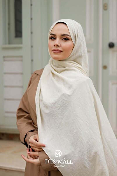 Generic Brand Dubai Organic Olive Branch Patterned Shawl – Soft Textured, Cas...