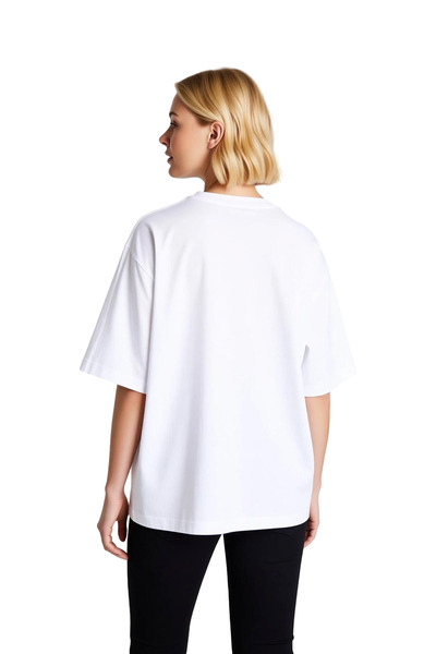PayBuy Classic Car Red Speed Lines Printed Women's Oversize T-Shirt