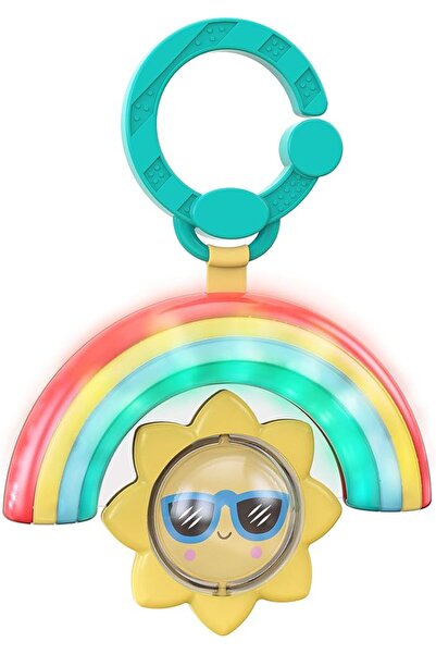 Bright Starts Safari Soother Rattle & Teether Toy for Stroller and On-The-Go ...