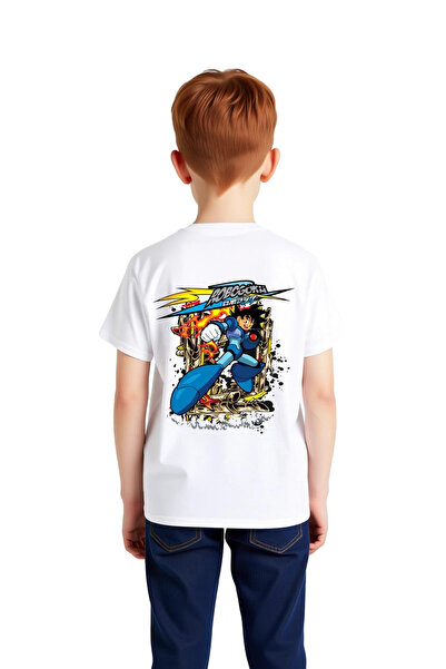 PayBuy Children's Retro Science Fiction Printed T-Shirt 100% Cotton Short Sle...