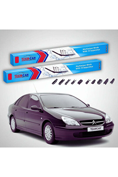 TEAMCAR Ștergătoare Citroën C5 Gen 1 (DC) Hatchback 2003 |   Set frontal plat...