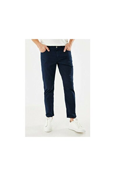 MEXX Σκούρο Μπλε Βαμβακερό Παντελόνι
