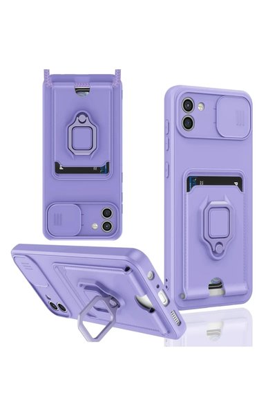 Generic Brand Samsung Galaxy A03 Case Zuma with Business Card Ring Silicone -...