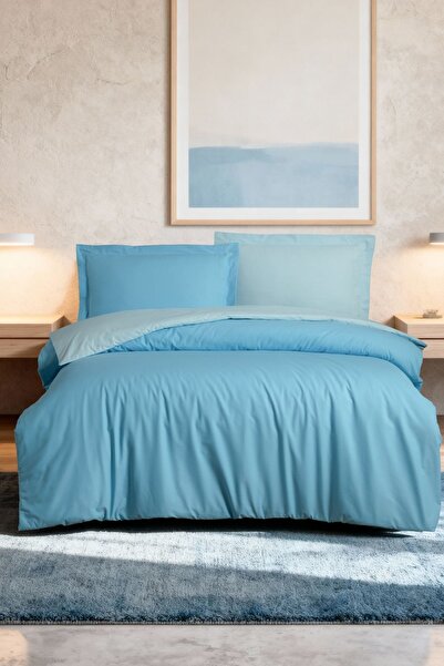 Menderes Home La Notte Double Duvet Cover Set Blue