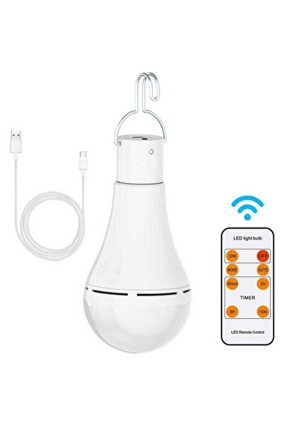 STARSTAR 7W USB rechargeable E27 bulb remote dimmer.