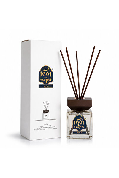 1001 de nopti Odorizant de Camera Hilton 200 ml, Reed Diffuser Premium cu Bet...