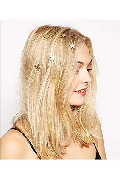 Tazweeq 5Pcs Star Hair Clips Gold Hair Pins Make Up Headpieces for Women and ...
