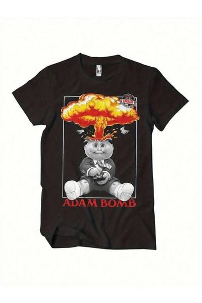 26LIK Men'S Plus SizeAdam Graphic T-Shirt - Bold Adam Bomb Explosion Art Prin...