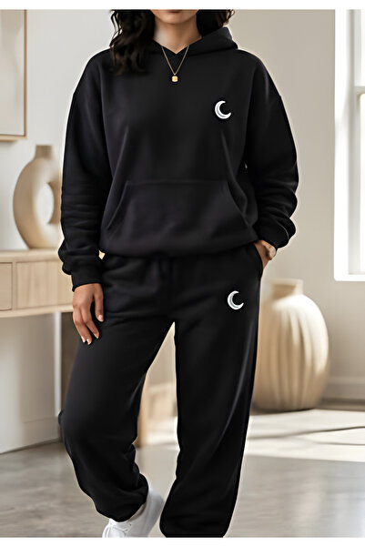 EFFRENATU Unisex Character Hooded Sweatshirt Set - Face and All-Over Surface ...