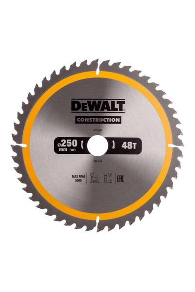 Dewalt CONSTRUCTION Circular Saw Blade 250x30, 48T DT1957