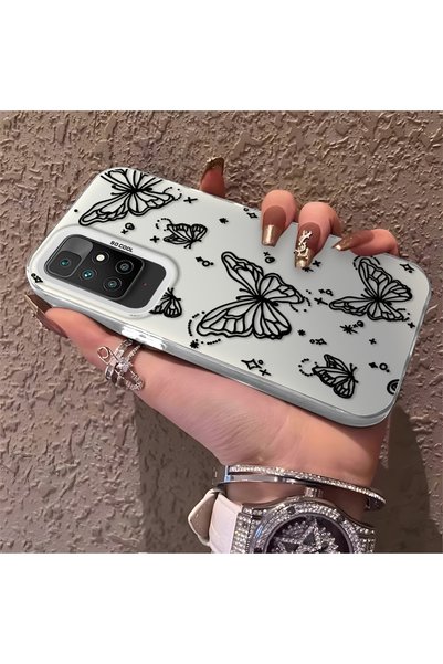 CHICASELUX Redmi 10 4g Compatible Elegant Night Style Butterfly Case, Durable...