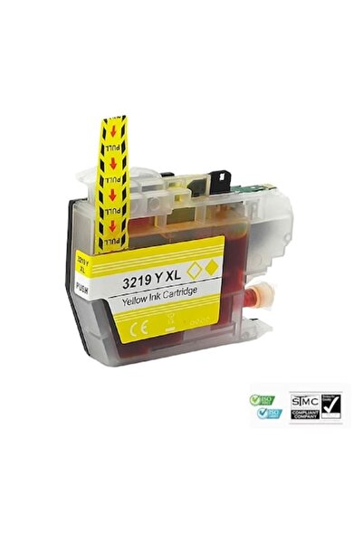 Ulm Cart Cartus cerneala compatibil cu Brother LC3219XL LC-3219XL, galben yel...