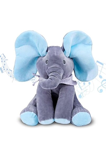 OEM Jucărie de pluș interactivă și muzicală, elefant cântător și vorbitor, as...