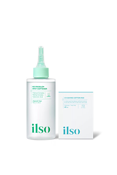 İlso NO PROBLEM SPOT SOFTENER + SET DE DISCHETE DE BUMBAC CU 1/3 REDUCERE
