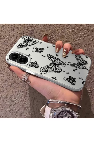 CHICASELUX Realme C67 4g Compatible Elegant Night Style Butterfly Case, Durab...