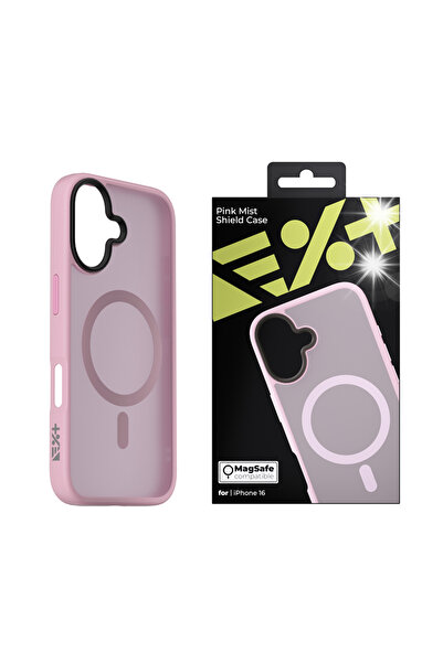 NEXT ONE Husă Mist Shield MagSafe iPhone 16 roz