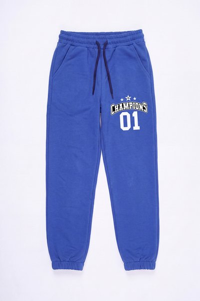 panios kids Girl's 4-Piece Double Pocket Printed Jogger Sweatpants