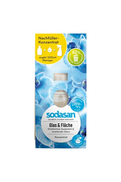 Sodasan Solutie concentrata pentru curatarea geamurilor