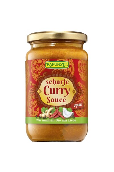 Rapunzel Sos Curry Iute, vegan 330ml organic, 340g