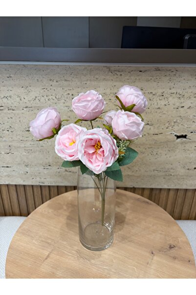 Hinora Premium Artificial Peony Flower 7 Branches Bundle – Realistic Looking ...