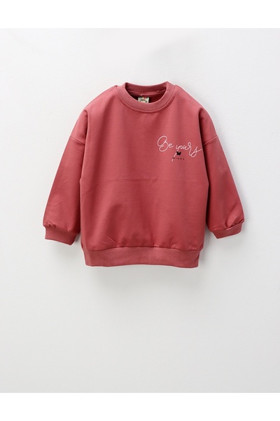 MiniKids Bluza Be Yours Wings, roz-prafuit